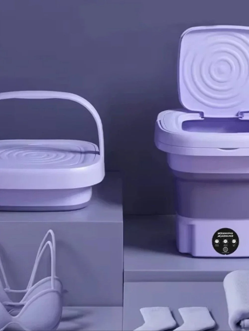 Small Portable Washing Machine, Mini Washing Machine High Capacity, 3-mode